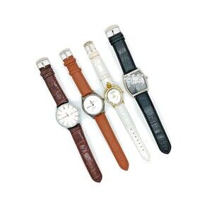 Lot of 4 Strada Japanese Quartz Movement Watches (Non-Working)